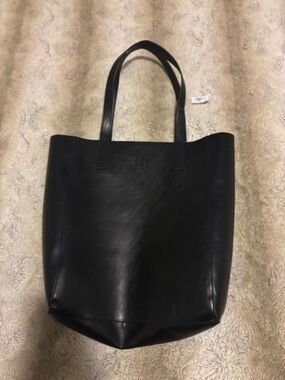 Gap leather tote